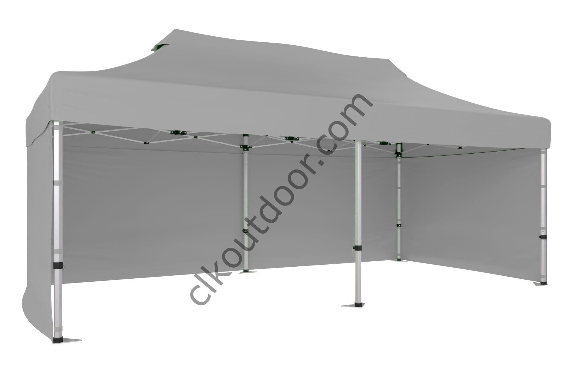 CLK 2x4 mt 40mm Alüminyum Katlanabilir Tente Gazebo Çadır 3 Yan Kapalı