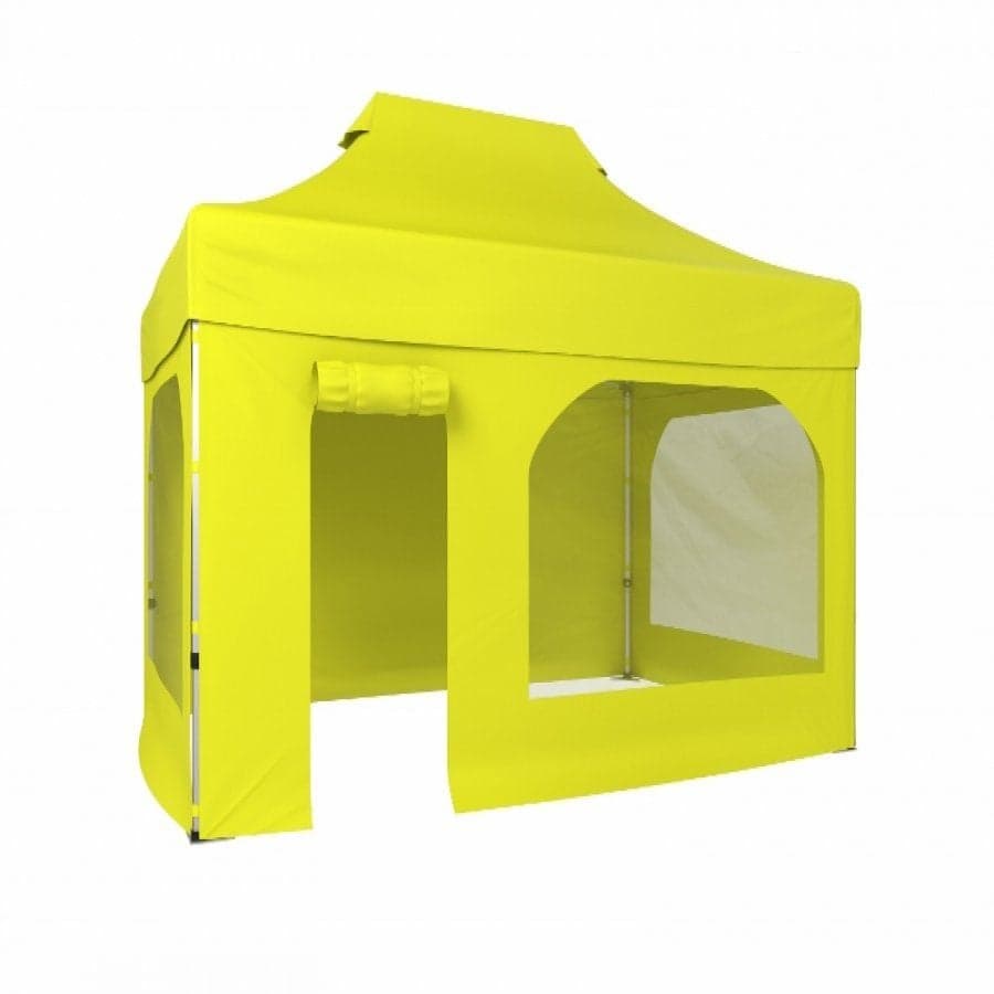 CLK 2x3 Katlanabilir Tente Gazebo Portatif Çadır 2 Yan Pencereli 1 Yan Aksesuarsız 1 Yan Kapı ve Pencereli