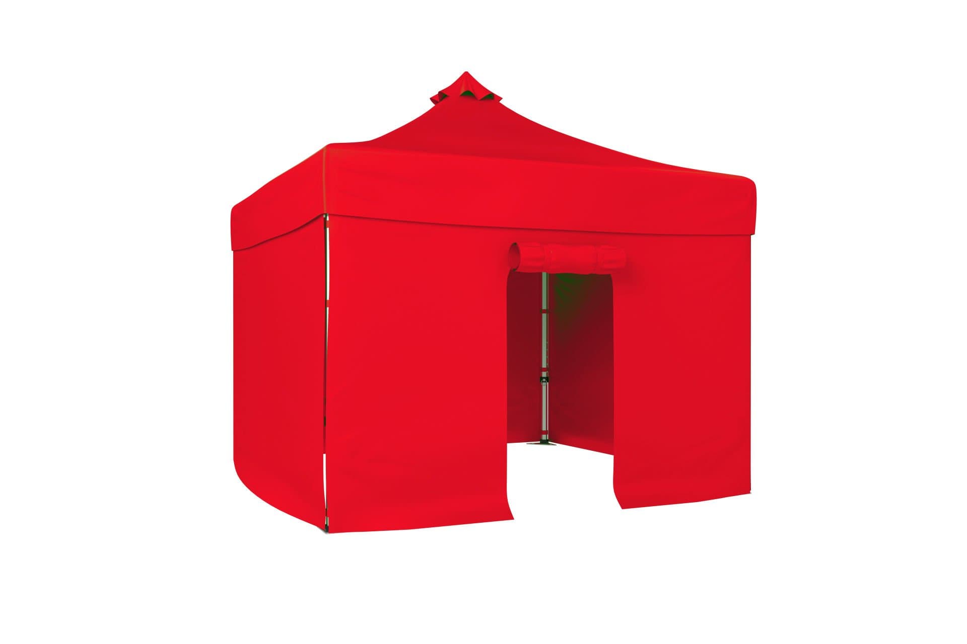 CLK 3x3 Katlanabilir Tente Gazebo Portatif Çadır 30 mm 3 Yan Kapalı 1 Kapılı