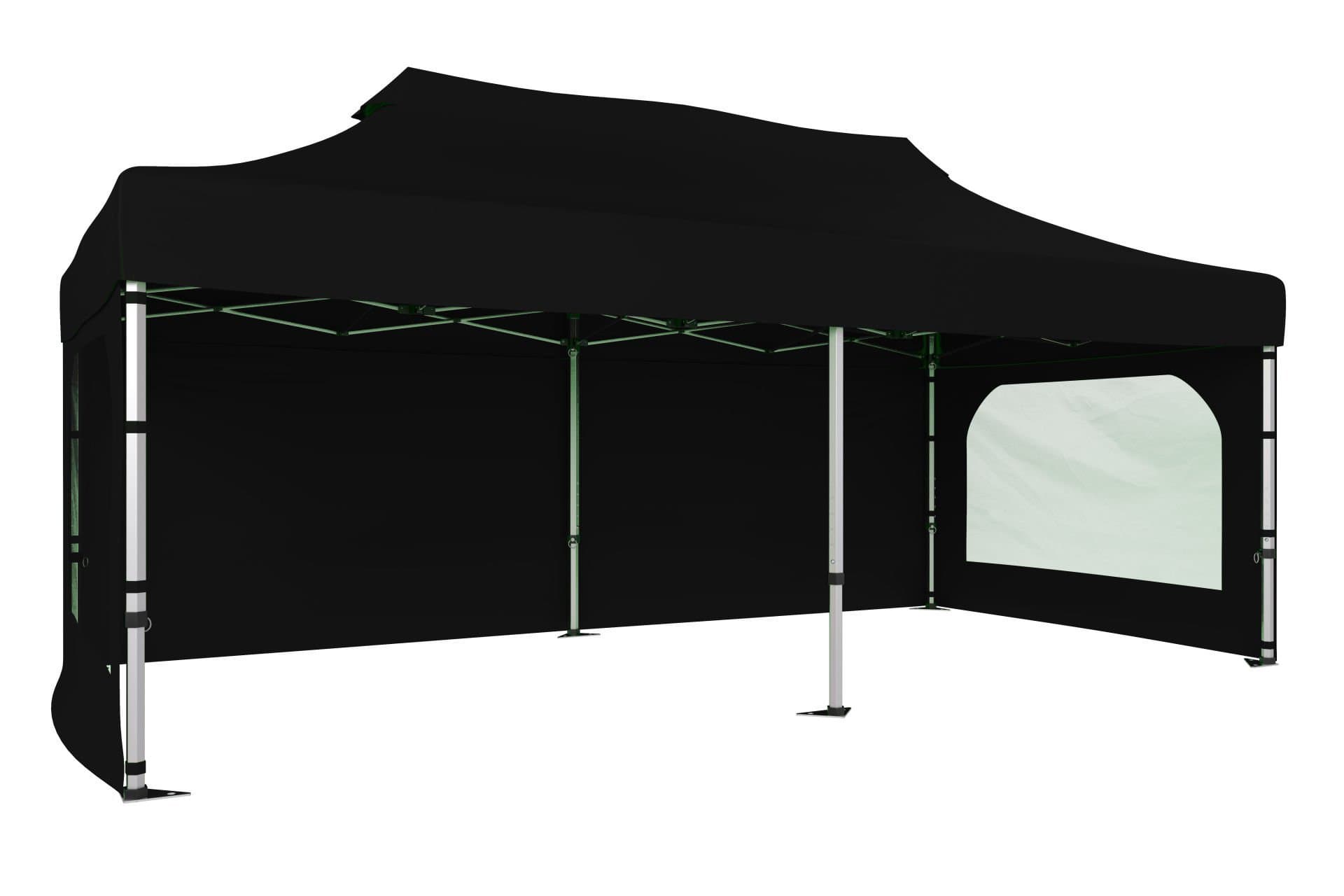 CLK 3x6 40 mm Katlanabilir Tente Gazebo Çadır Gazebo Çadır 3 Yan Duvarlı 2 Pencereli