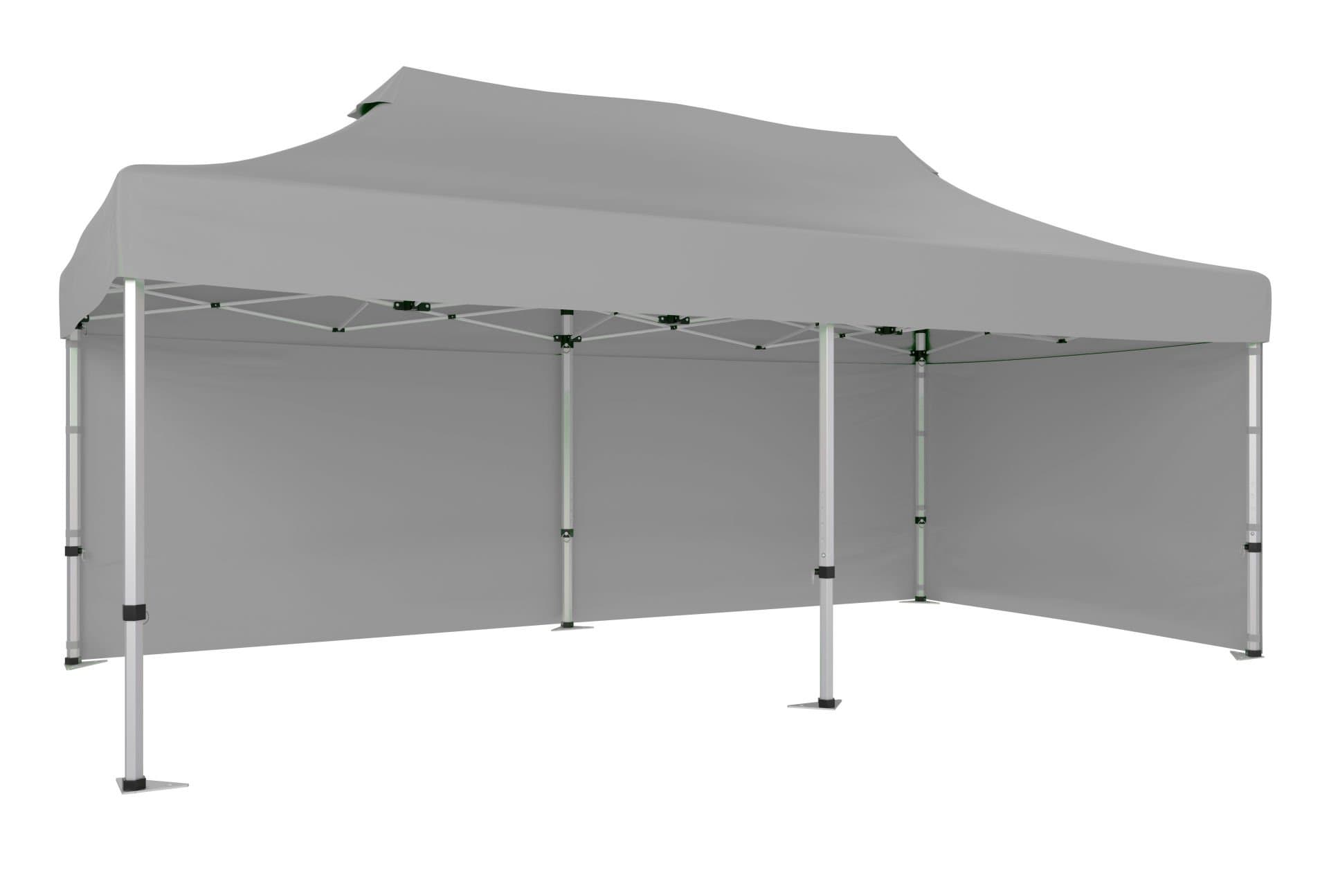 CLK 3x6 40mm Alüminyum Katlanabilir Tente Gazebo Çadır 2 Yan Kapalı