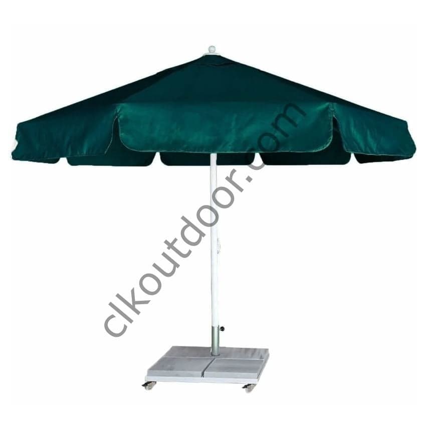 CLK 4 Metre Yuvarlak Mega Q60 Şemsiye Bahçe Cafe Havuz Otel Restorant Şemsiyeleri