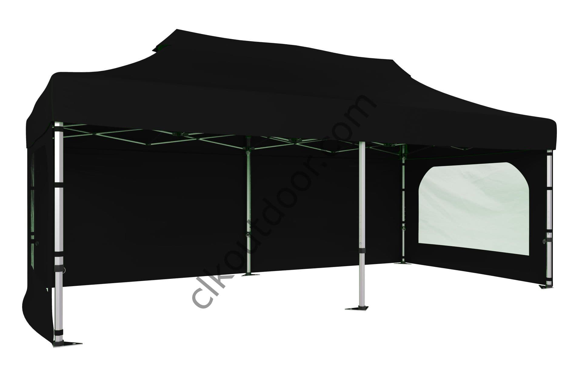 CLK 4x8 40 mm Katlanabilir Tente Gazebo Çadır Gazebo Çadır 3 Yan Duvarlı 2 Pencereli