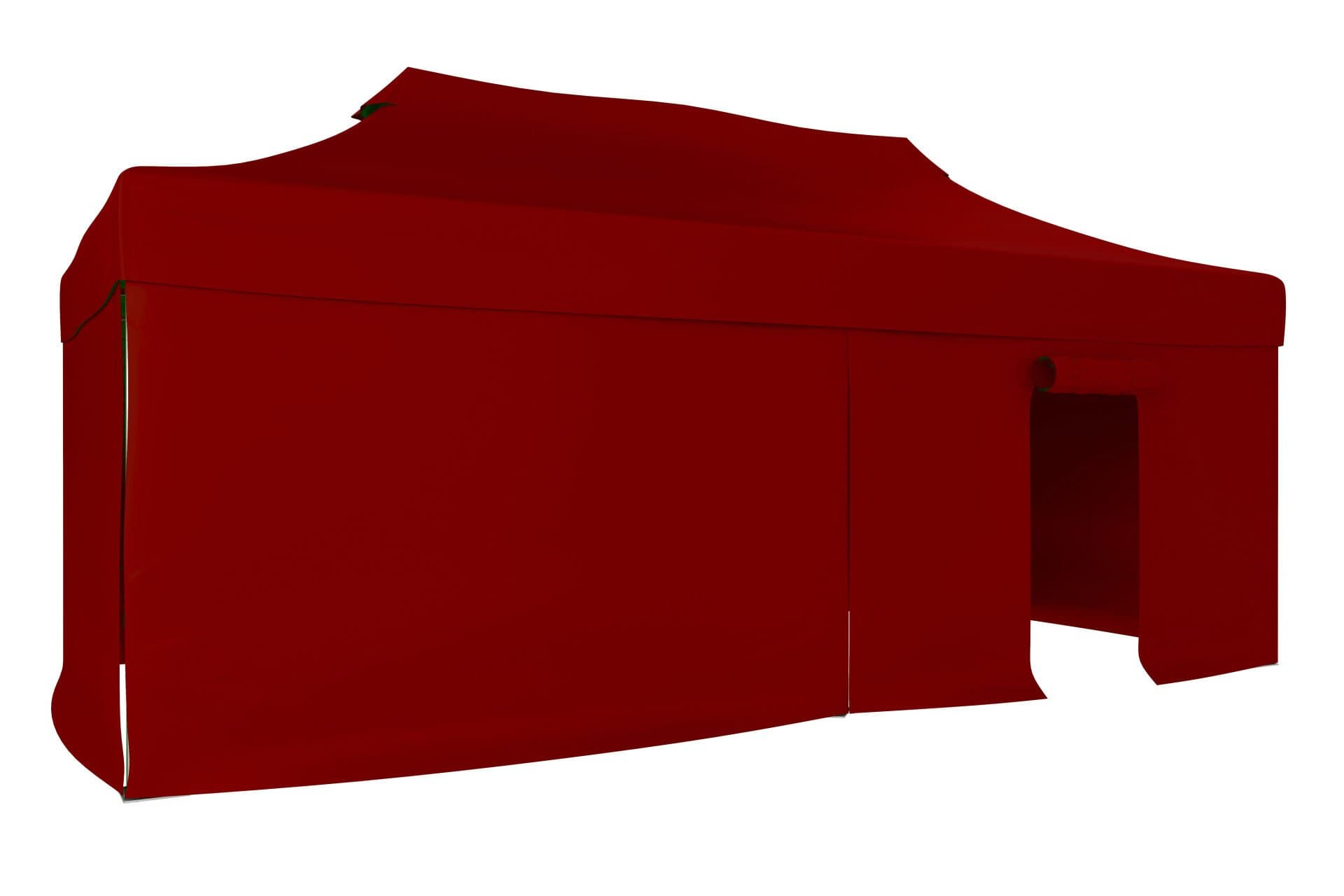 CLK 5x10 52mm Kalın Alüminyum Katlanabilir Tente Gazebo Çadır 3 Kenar Kapalı 1 Kapılı